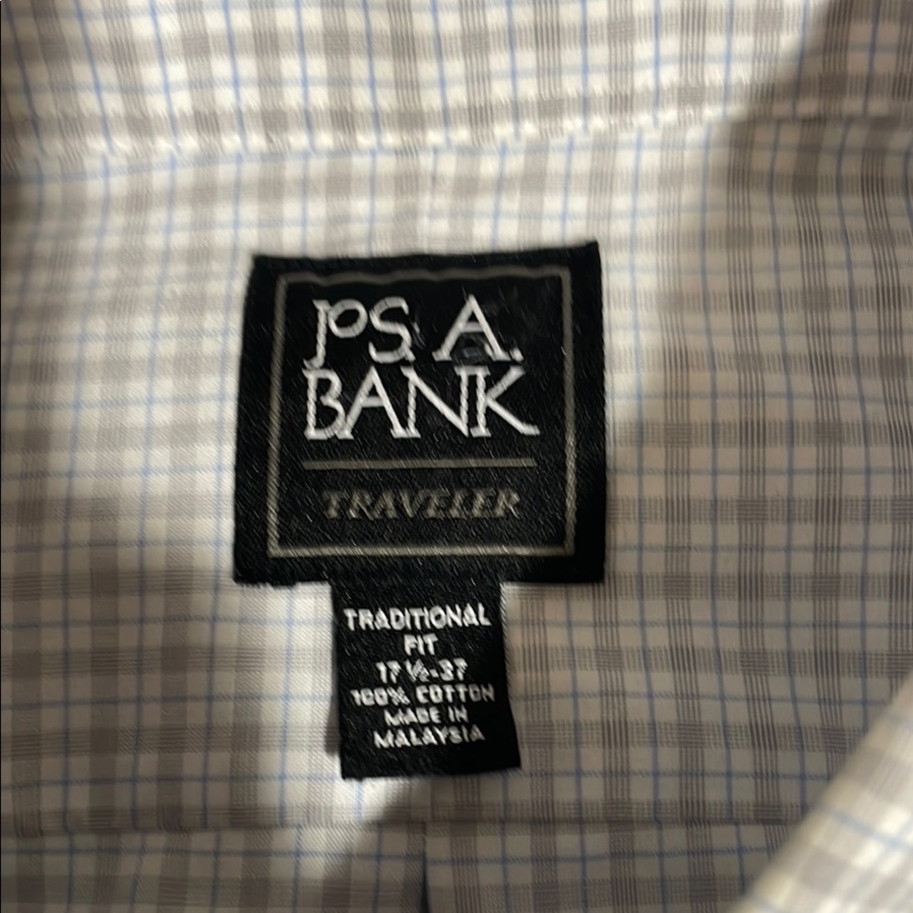 Jos. A. Bank Traveler Dress Shirt Classic Style Traditional‎ Fit